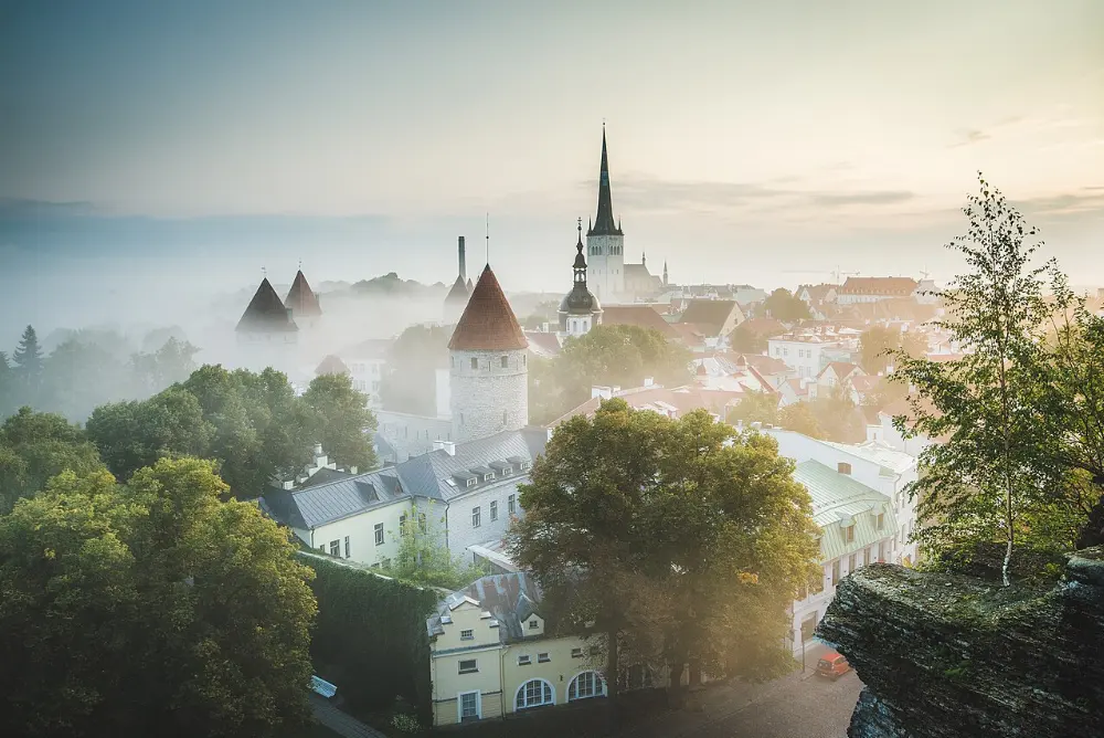 Tallinn old town, Tallinn, Estonia