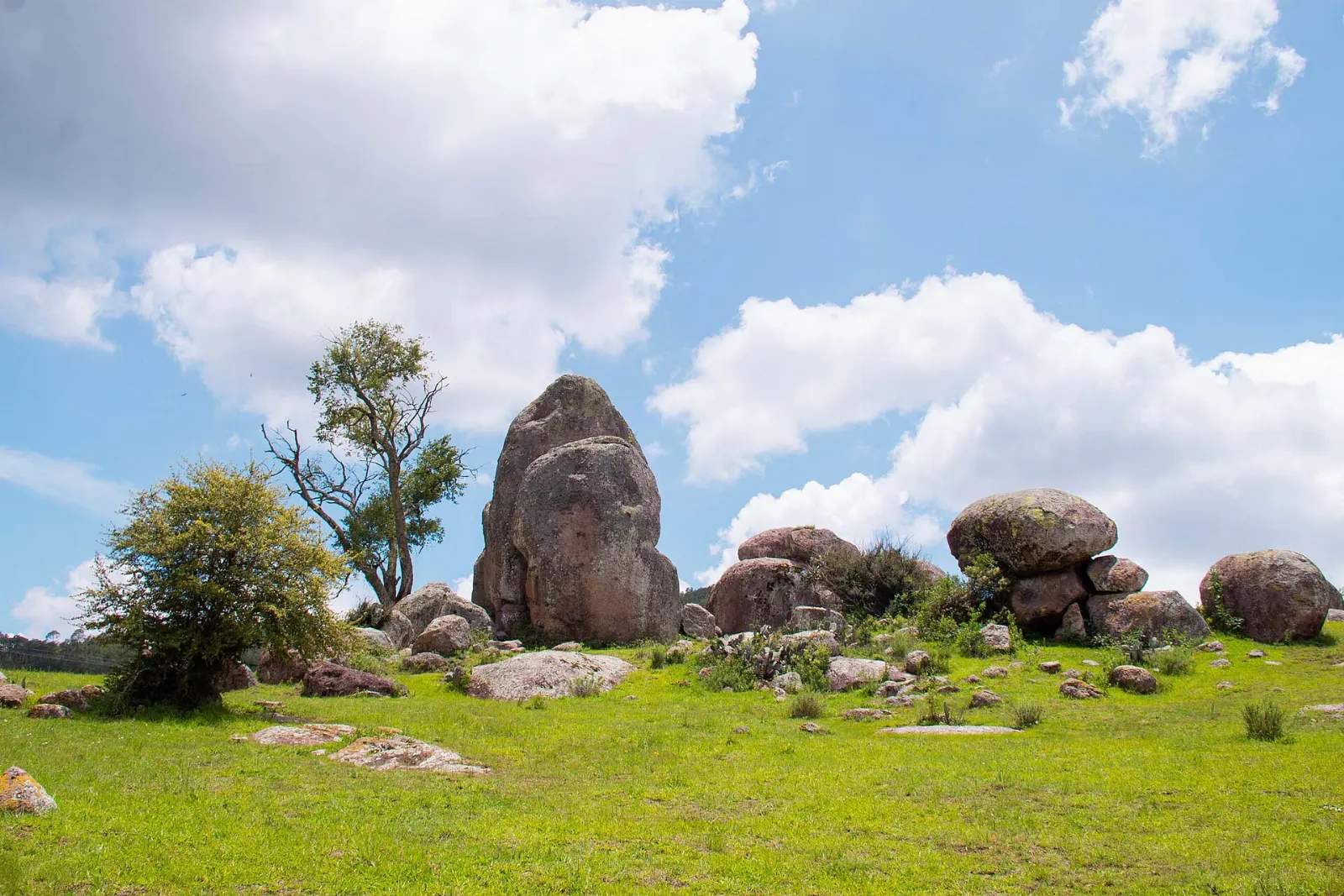 Large natural rock monoliths at Las Piedrotas near Tapalpa, Jalisco