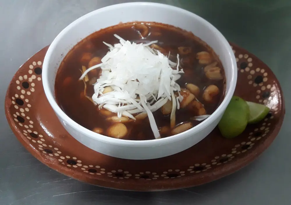 Pozole in Taxco, Guerrero