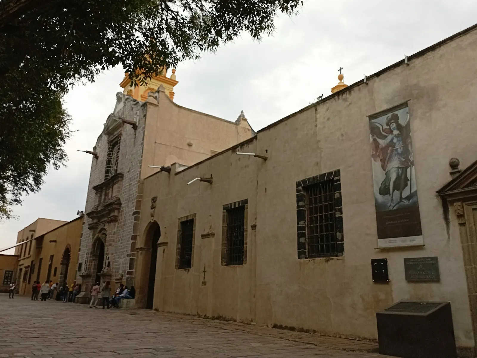 Parish church of San Pedro Apóstol with its carved doorway, Tepotzotlán, State of Mexico
