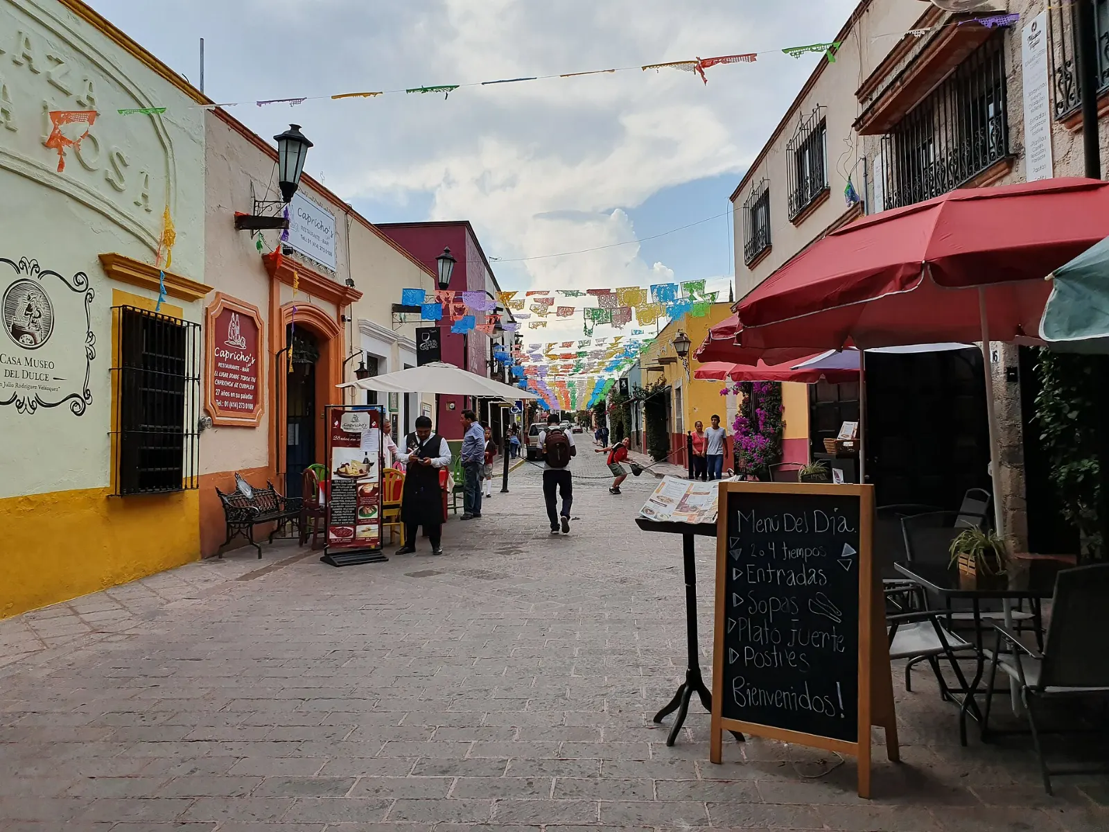 Old railroad station on Avenida Juárez in Tequisquiapan, Querétaro