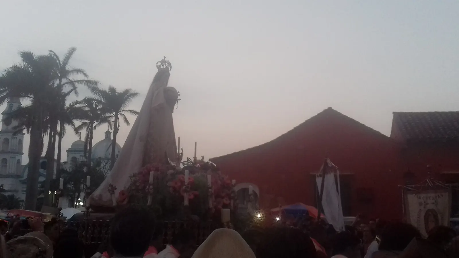 Facade of the Sanctuary of Our Lady of Candlemas in Tlacotalpan, Veracruz