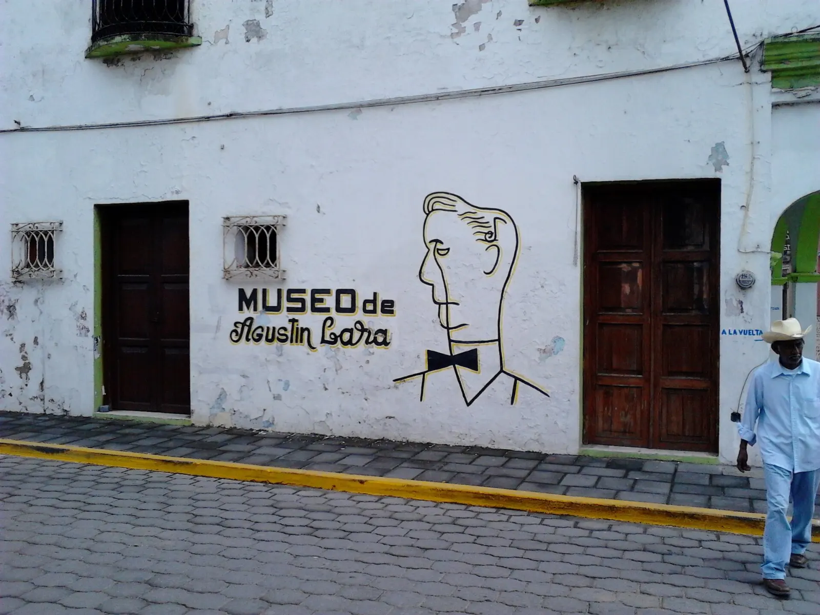 Entrance of the Agustín Lara house museum in Tlacotalpan, Veracruz