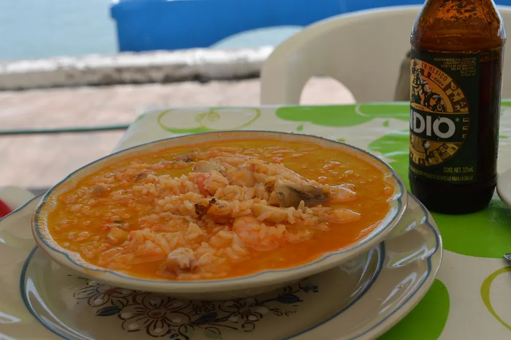 Arroz a la tumbada in Tlacotalpan, Veracruz