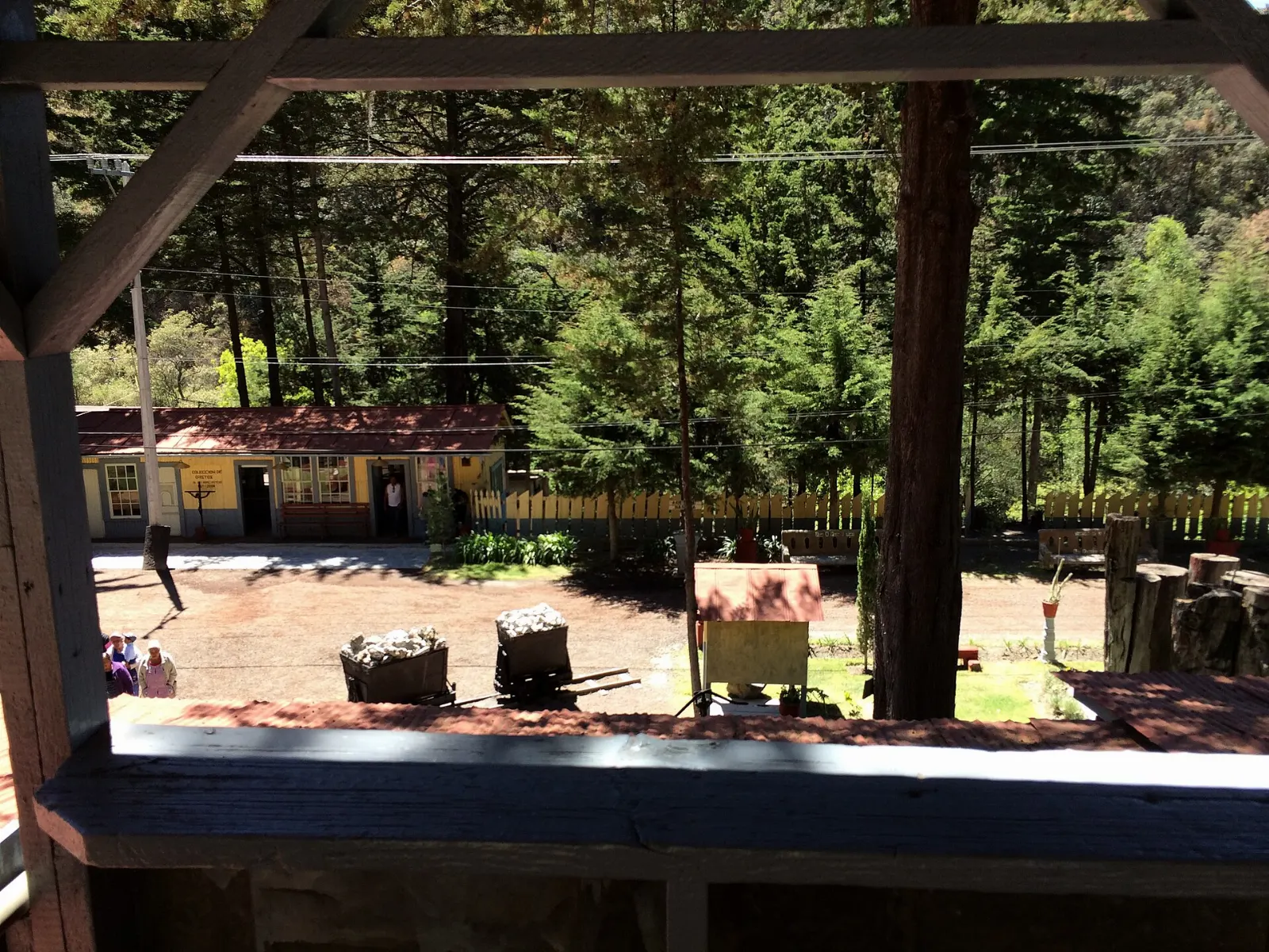 Old buildings of the Dos Estrellas mine near Tlalpujahua, Michoacán