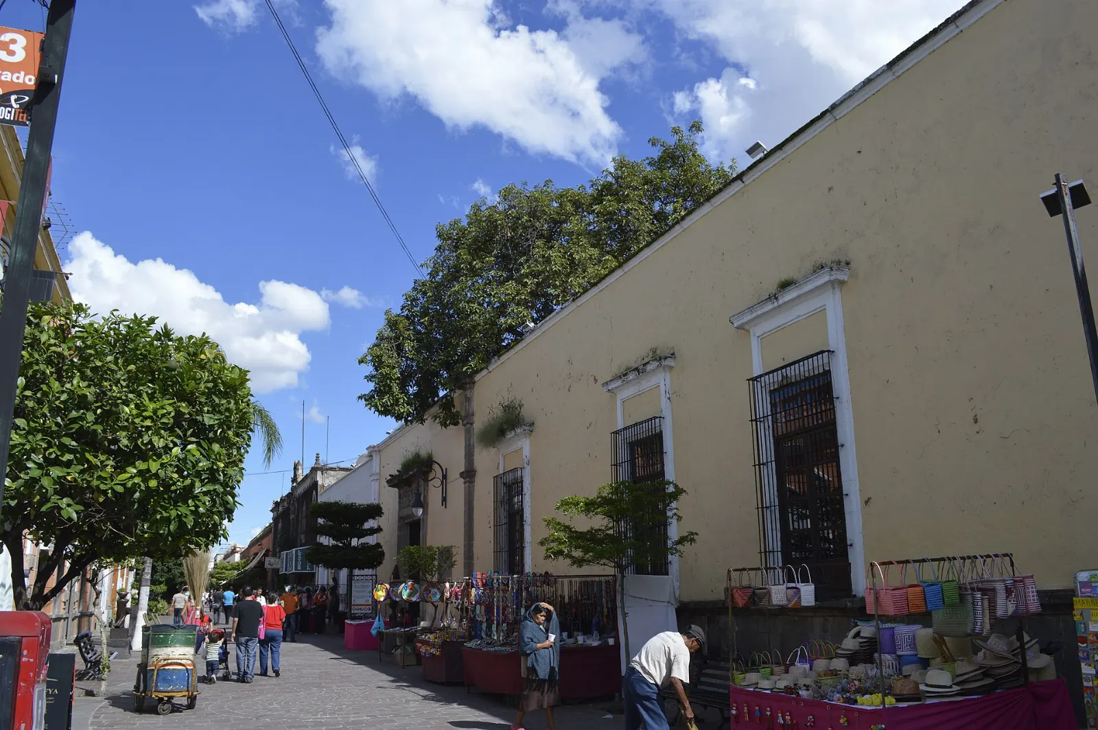 Ceramic pieces on display at a museum in Tlaquepaque, Jalisco