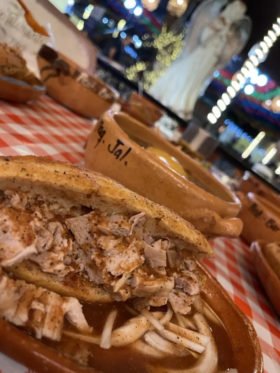 Torta ahogada in Tlaquepaque, Jalisco