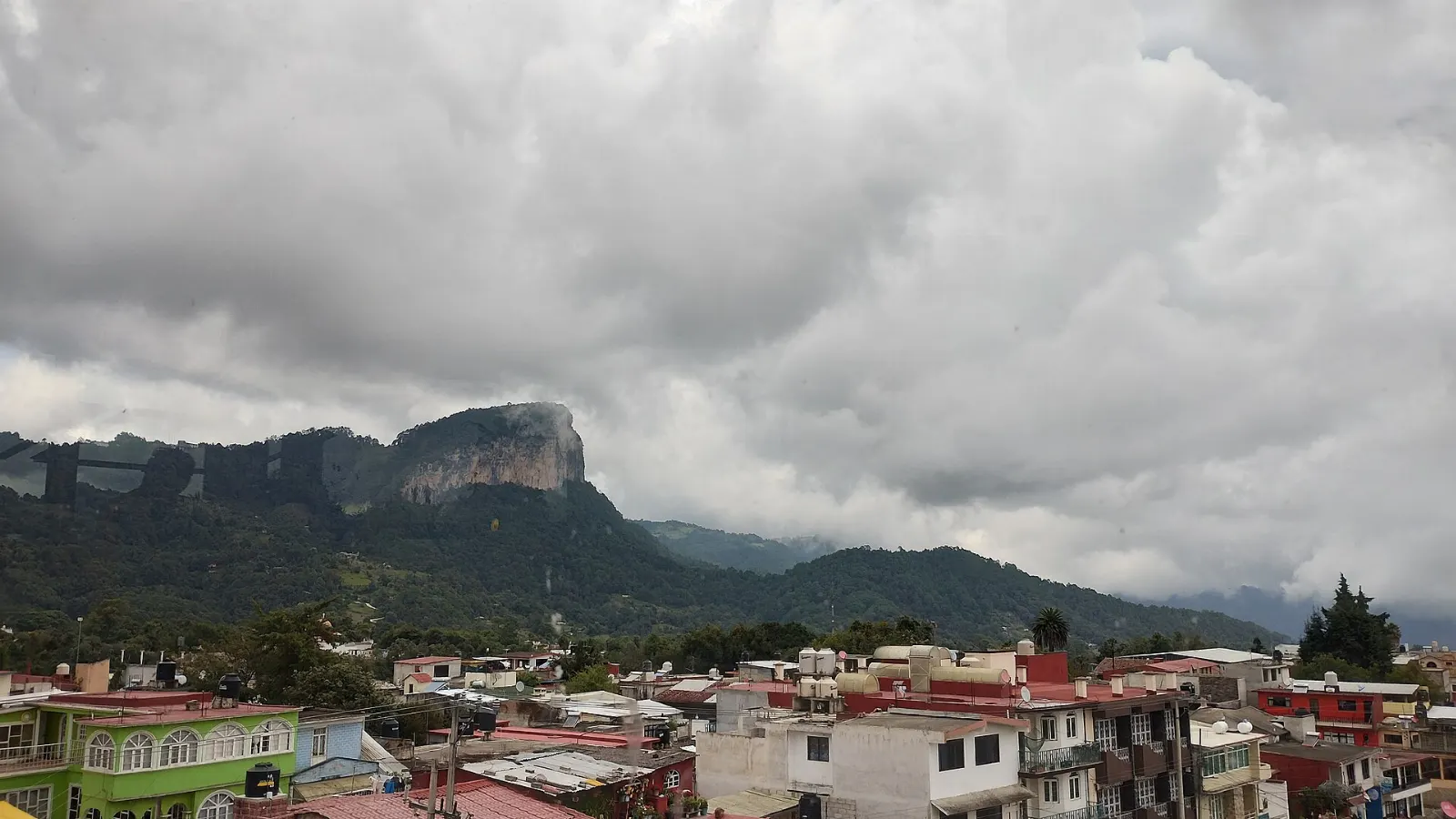 Rocky hill of Cerro Cabezón above Tlatlauquitepec, Puebla