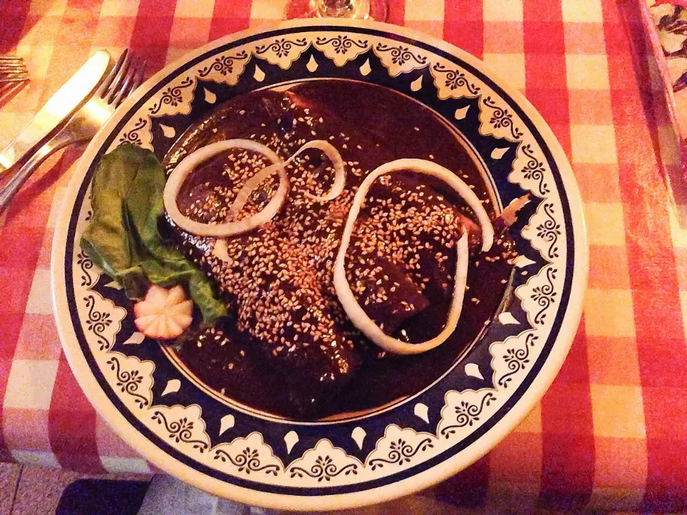Mole poblano in Tlatlauquitepec, Puebla