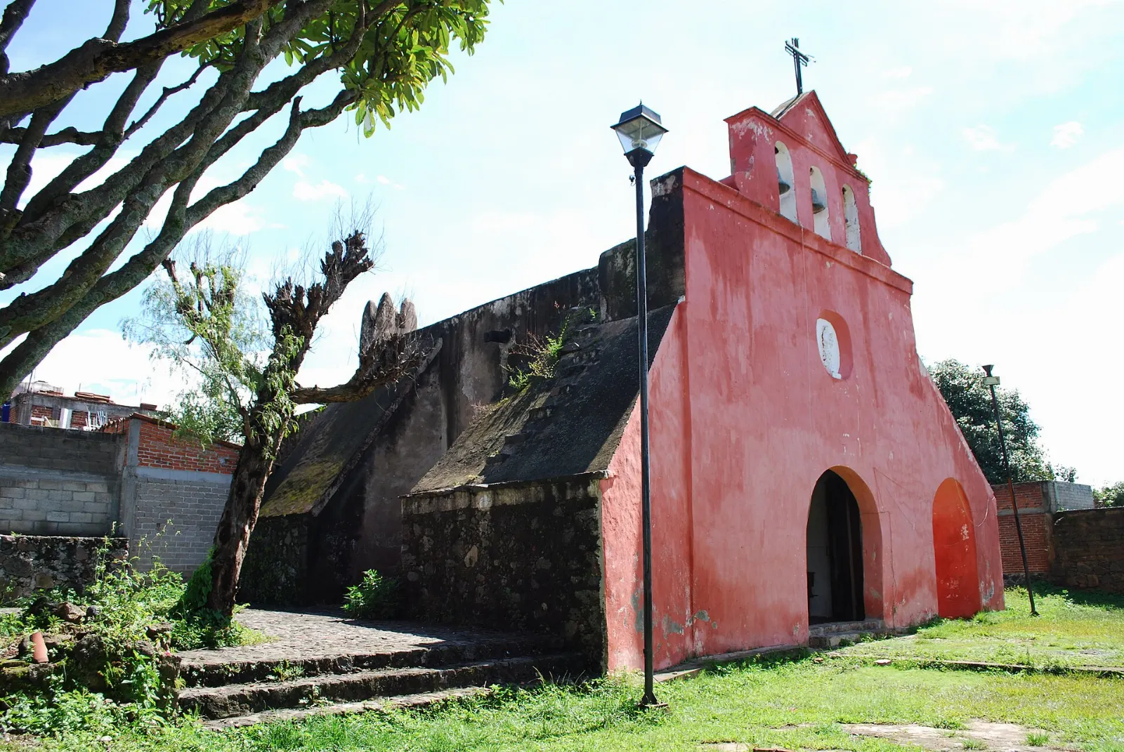The chapel of Santa Ana in the northern neighborhood of Tlayacapan, Morelos