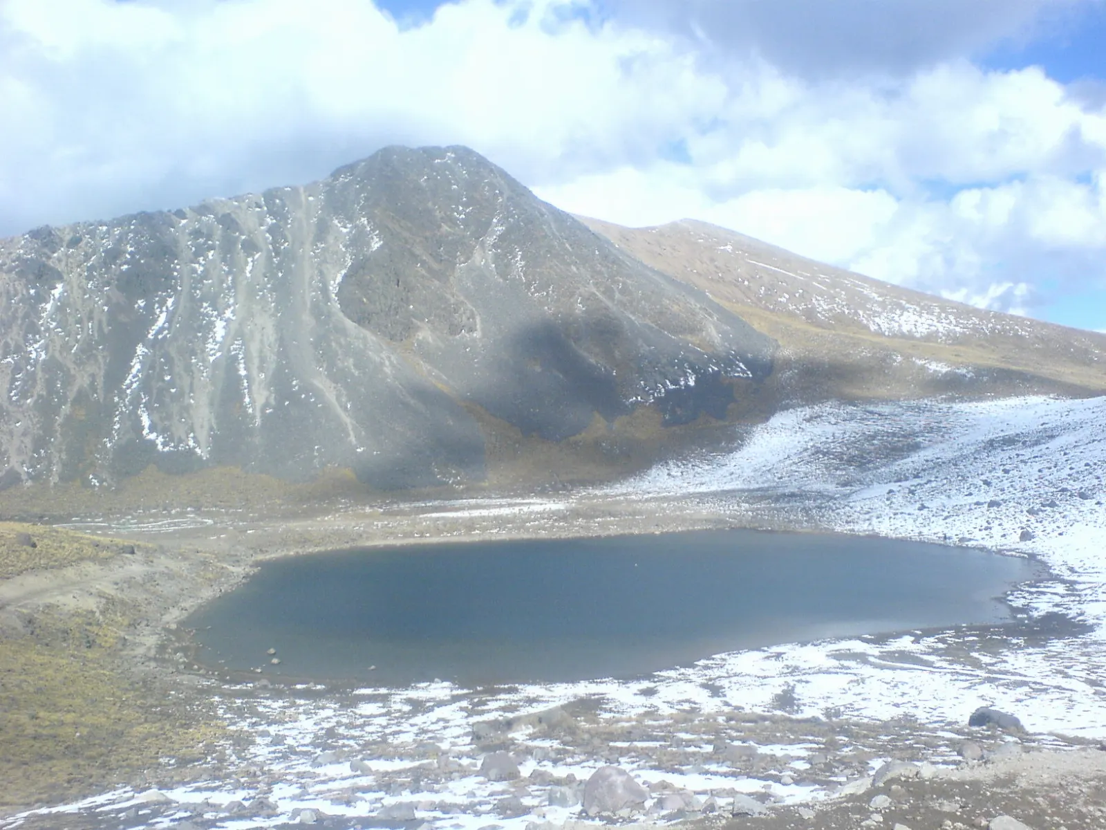 Crater lakes inside the Nevado de Toluca volcano, State of Mexico
