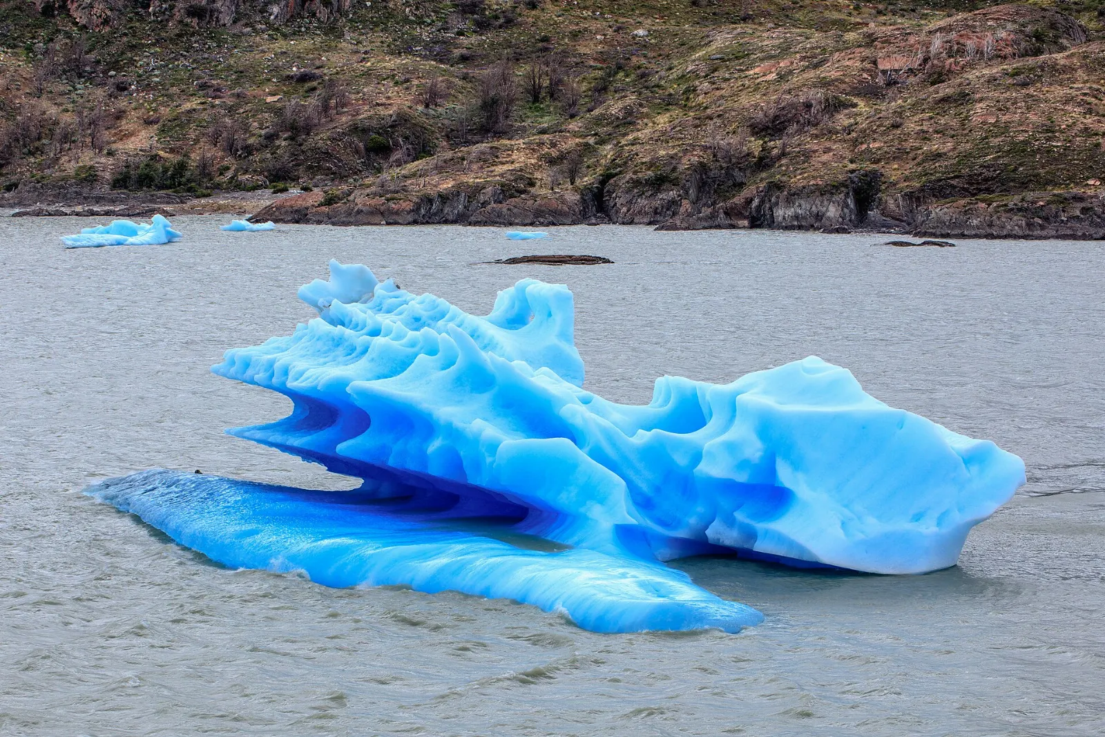 Lago Grey Iceberg Beach, Torres del Paine, Chile