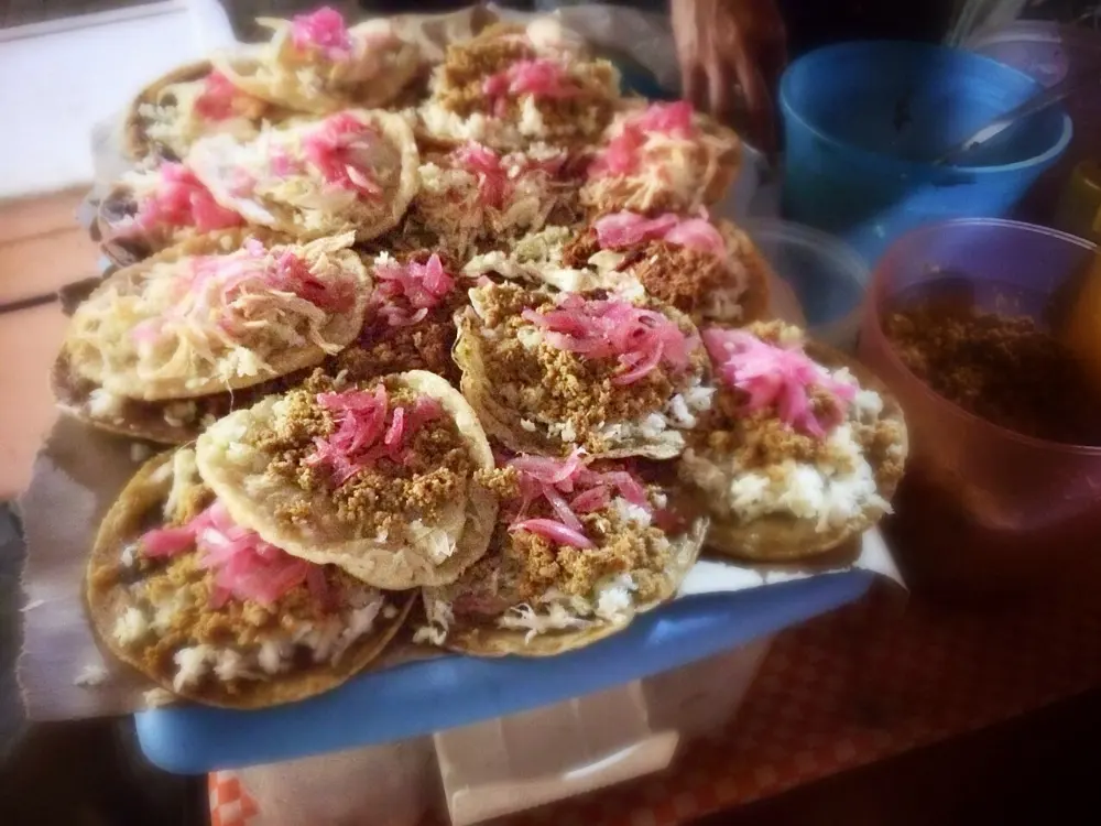 Panuchos in Tulum, Mexico