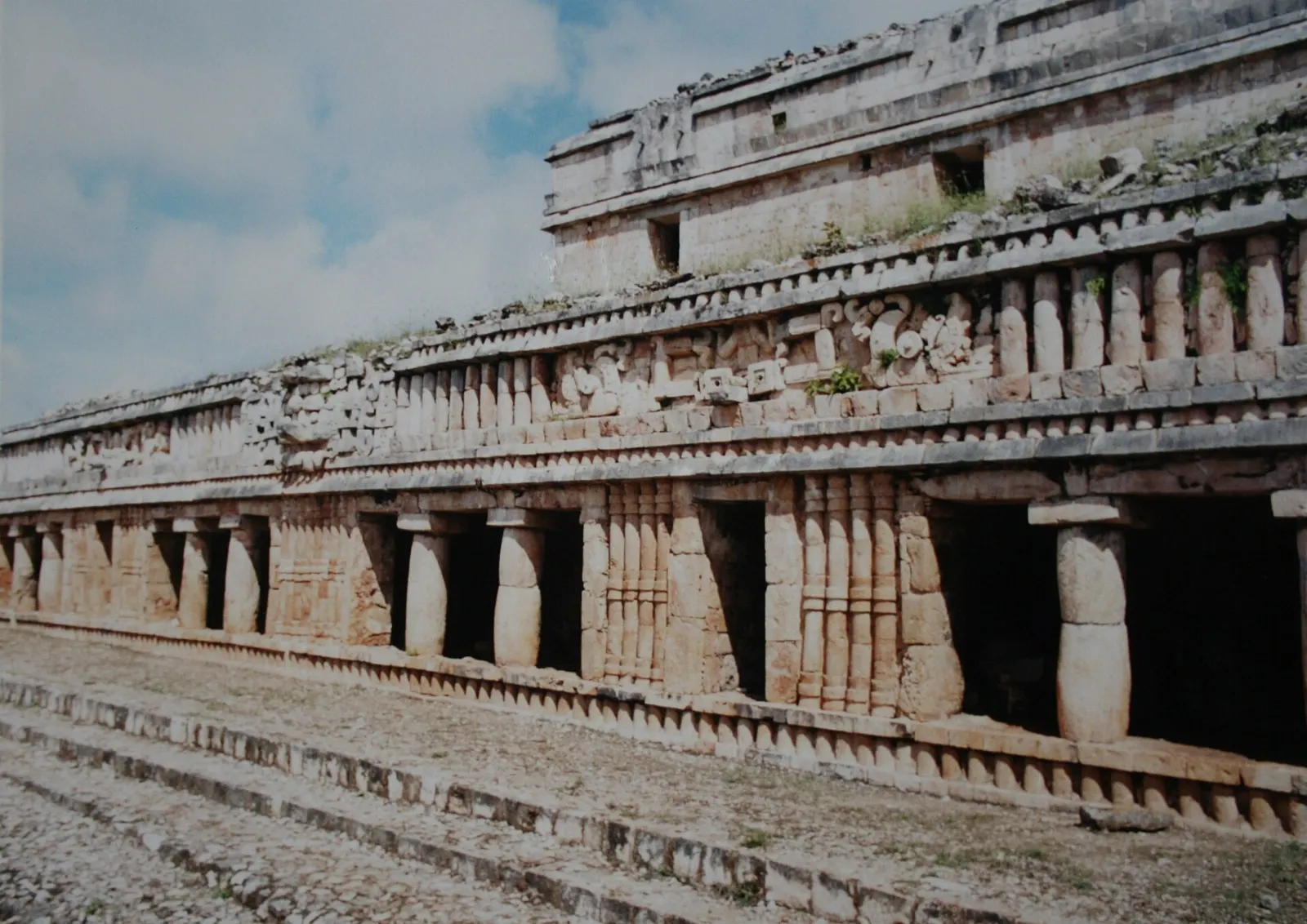 The multi-level palace at Sayil on the Puuc route, Uxmal, Yucatán
