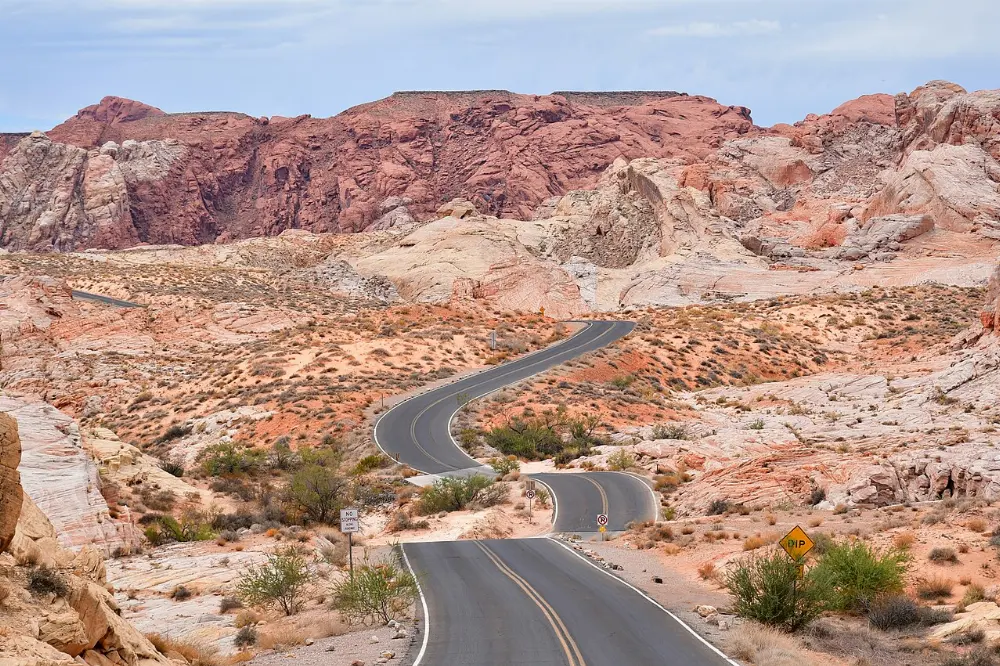 Valley of Fire State Park street, Valley of Fire State Park, Nevada