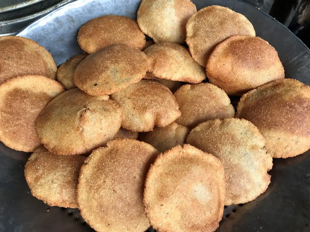 Kachori in Varanasi, India
