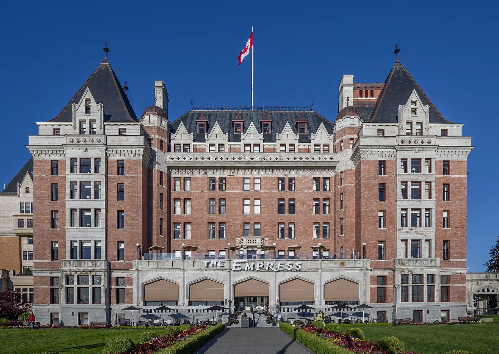 The Fairmont Empress hotel in Victoria, British Columbia