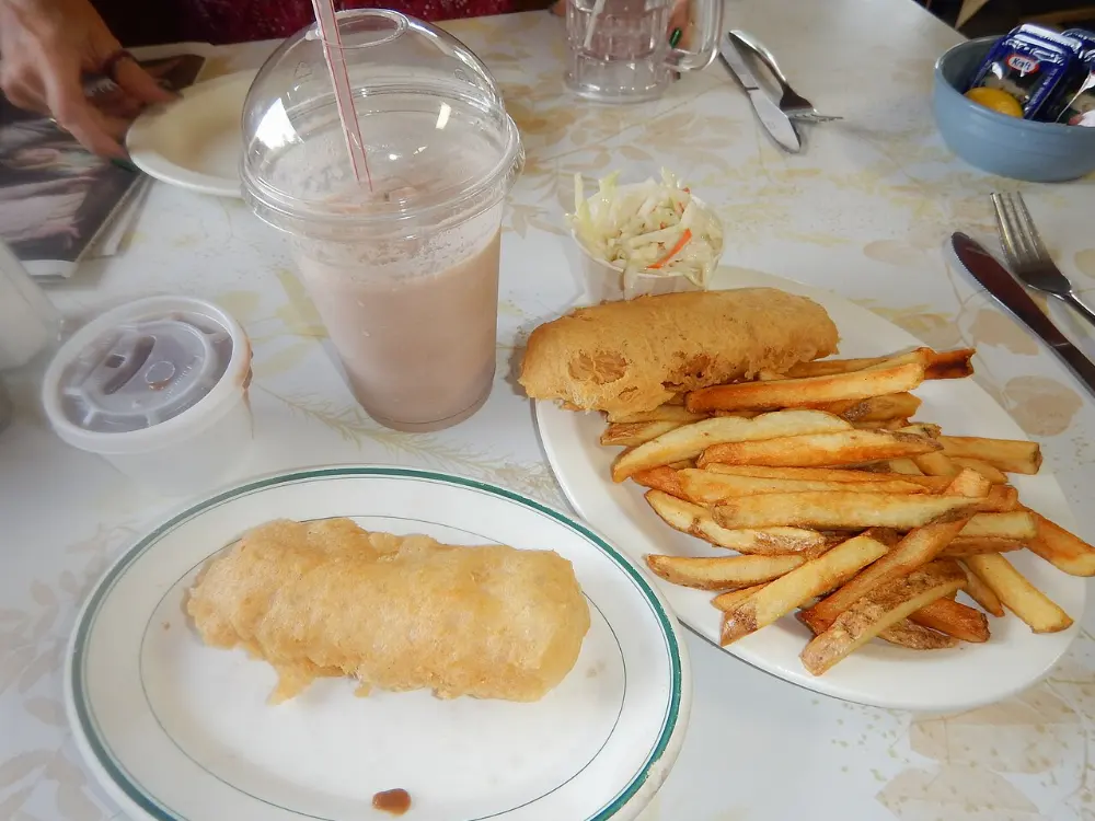 Fish and chips in Victoria, British Columbia
