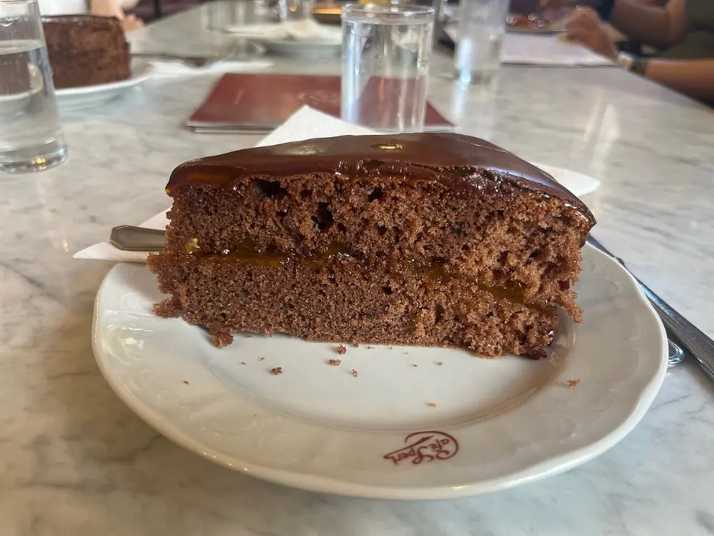 Sachertorte in Vienna, Austria