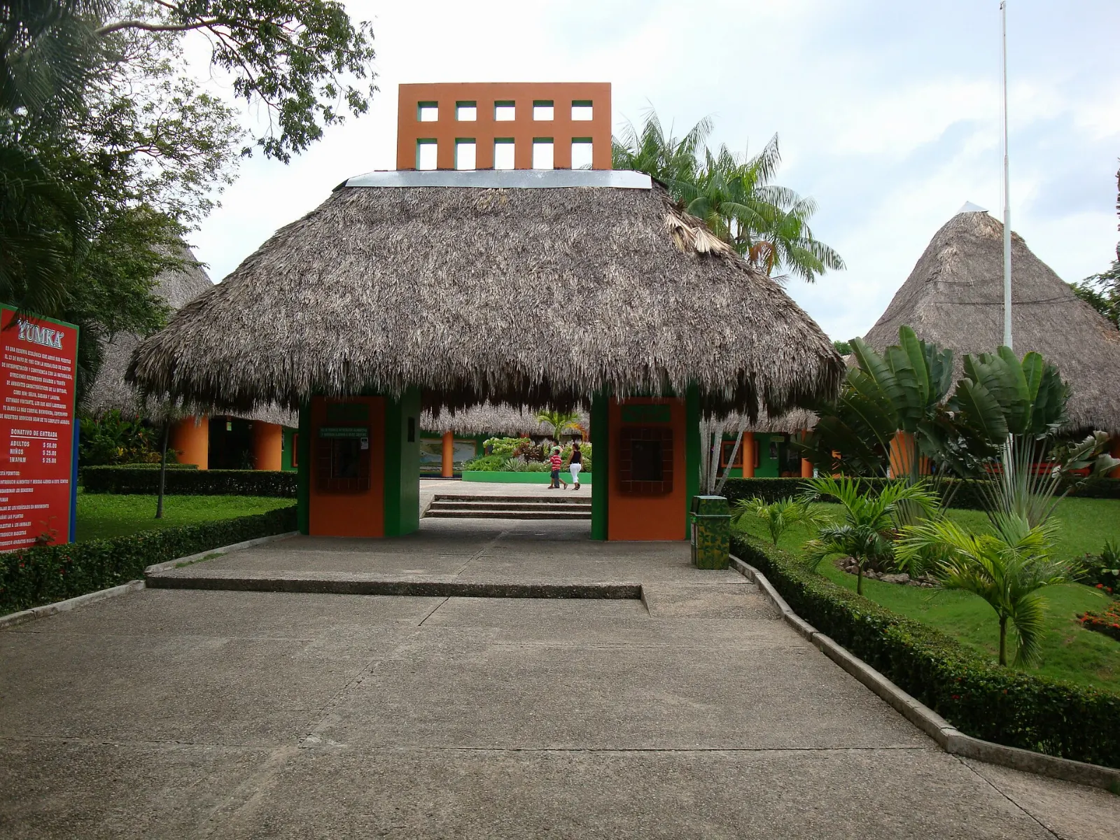 Savanna and lagoon landscape at the Yumká nature reserve, Villahermosa, Tabasco