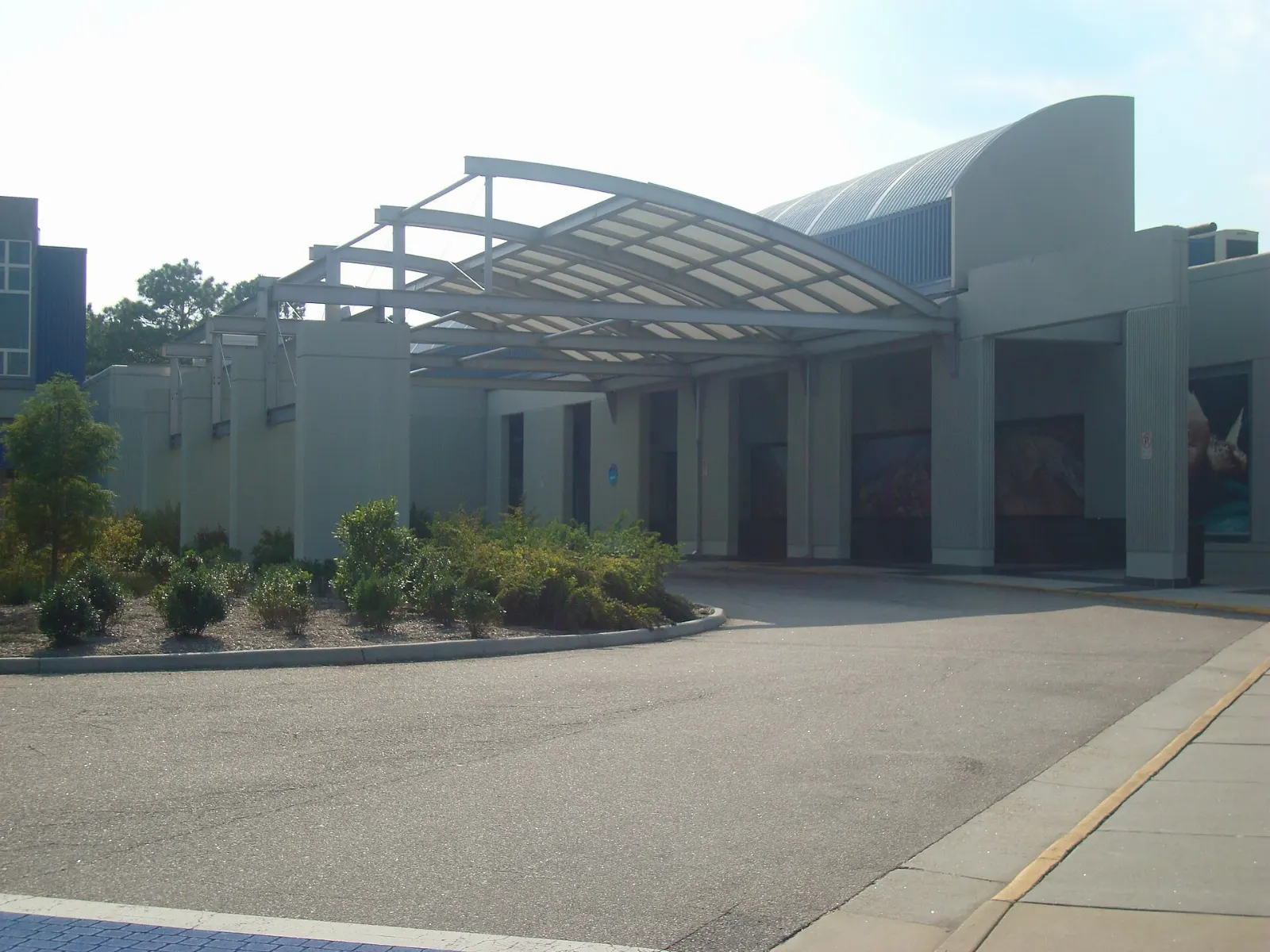 Exterior of the Virginia Aquarium and Marine Science Center near Owls Creek, Virginia Beach, Virginia