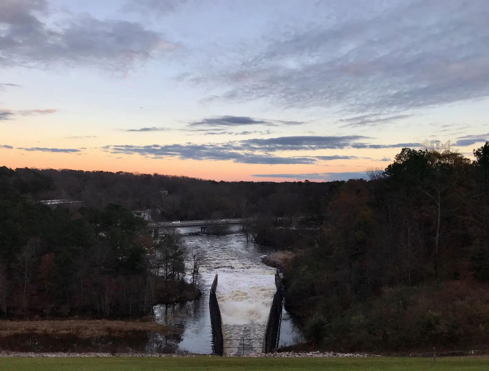 Neuse River below Falls Lake, Wake Forest, North Carolina