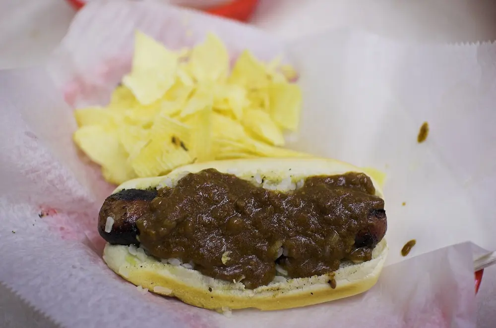Half-smoke in Washington, D.C, District of Columbia, Washington, D.C., District of Columbia