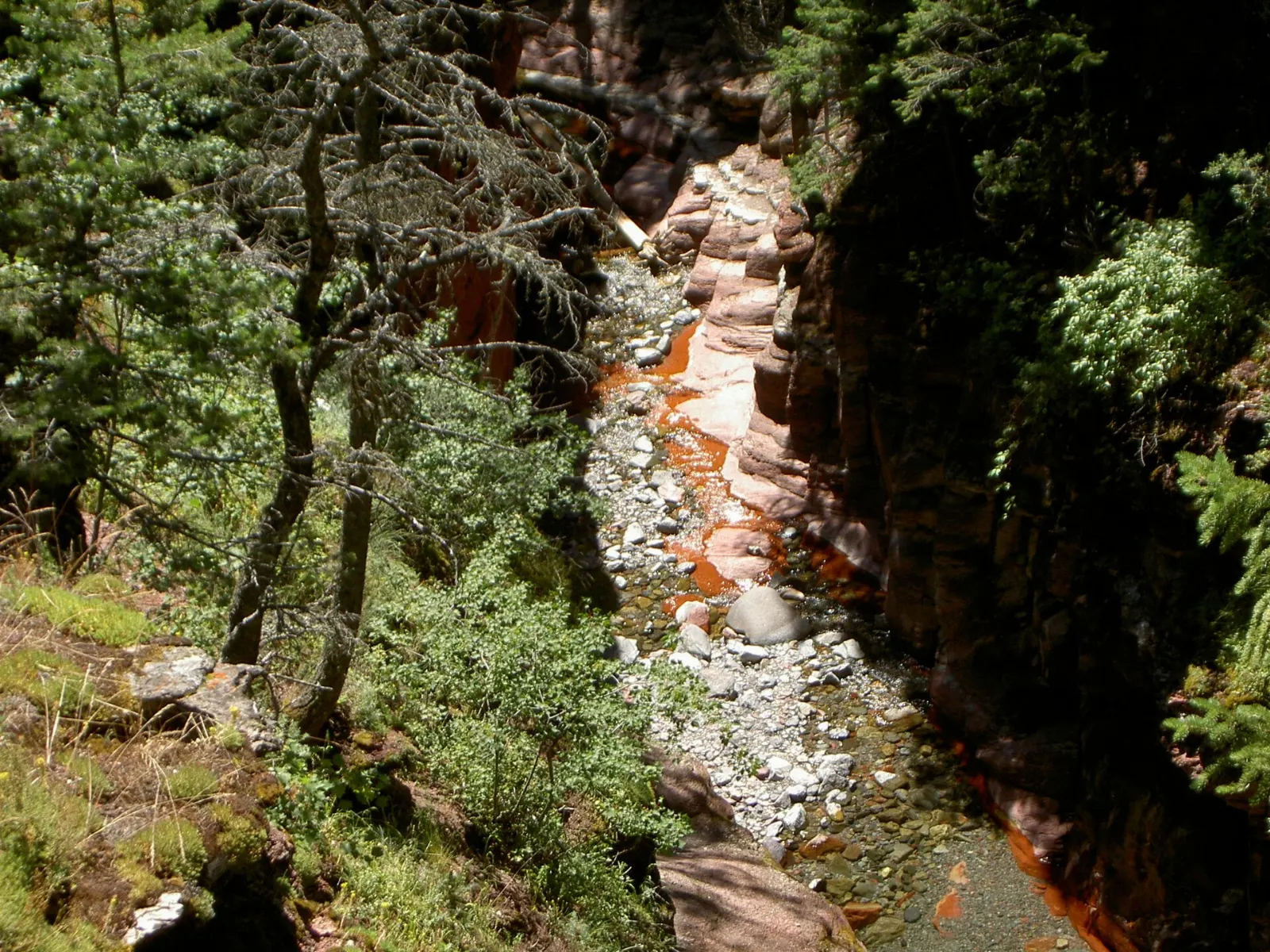 Red Rock Canyon, Waterton Lakes National Park, Alberta, Canada