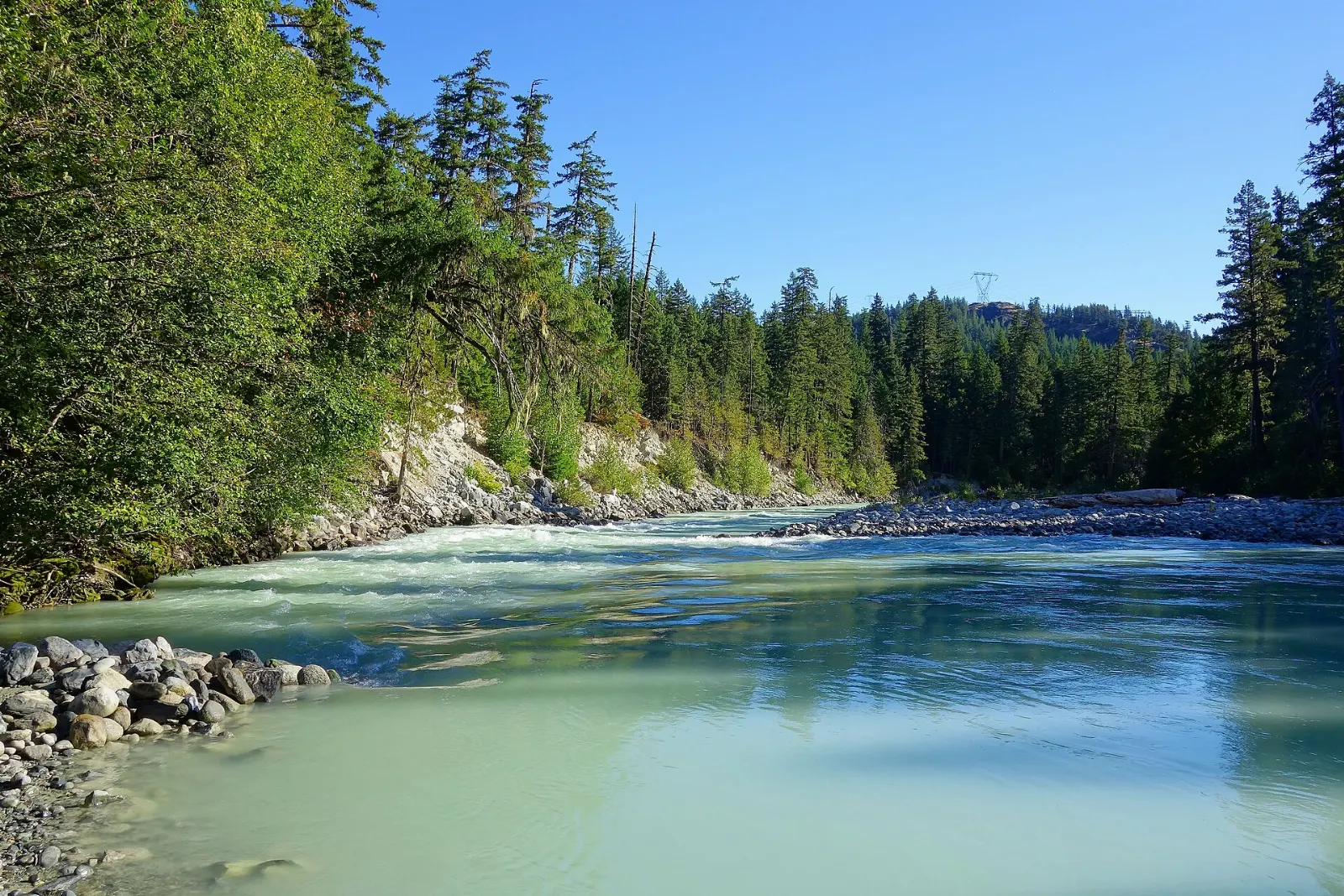 Nairn Falls on the Green River near Pemberton, Whistler, British Columbia