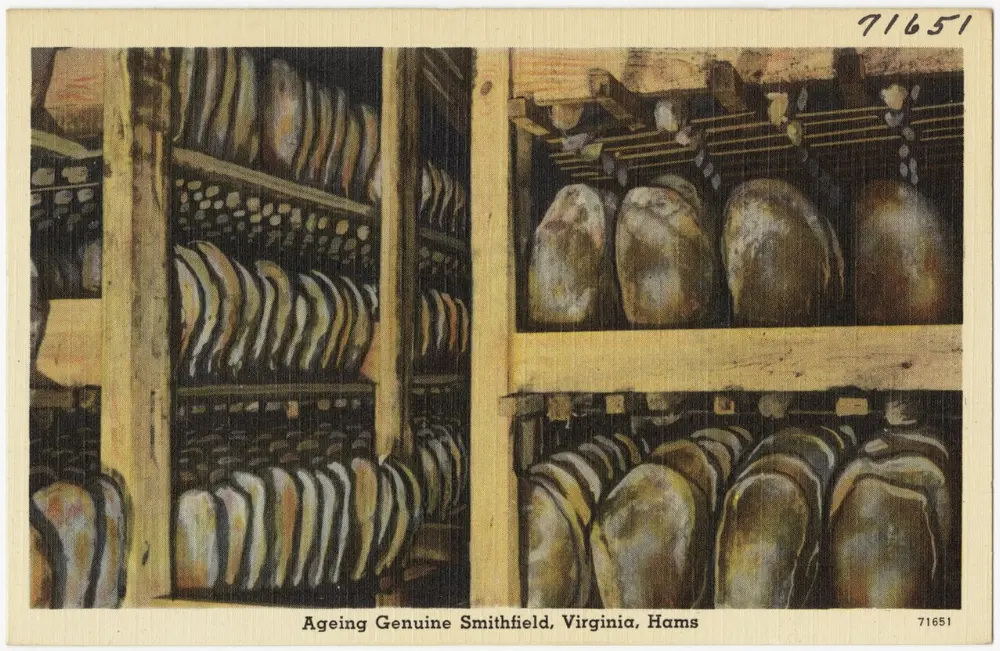 Virginia ham in Williamsburg
