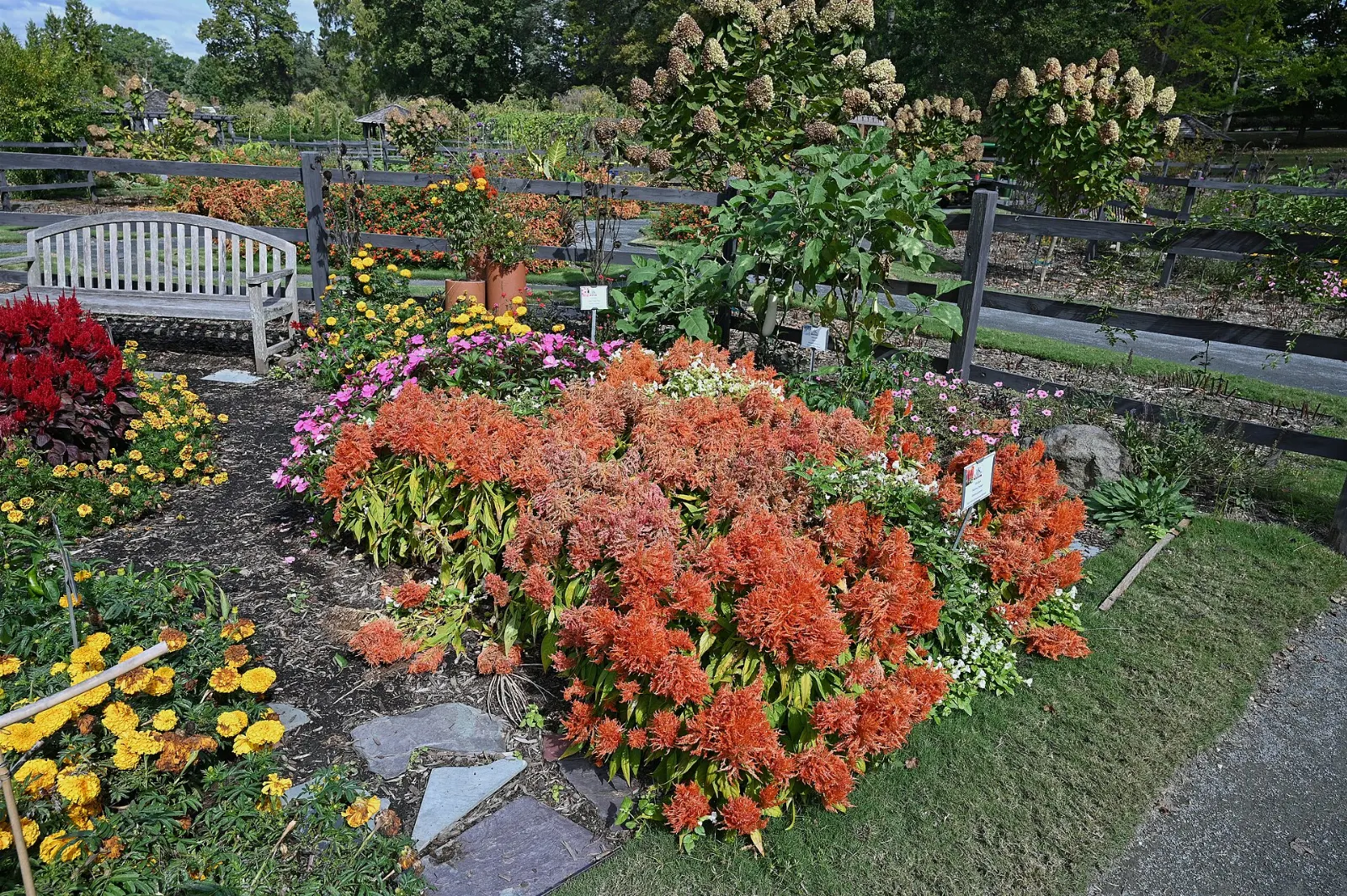 Formal gardens at Reynolda, Winston-Salem, North Carolina