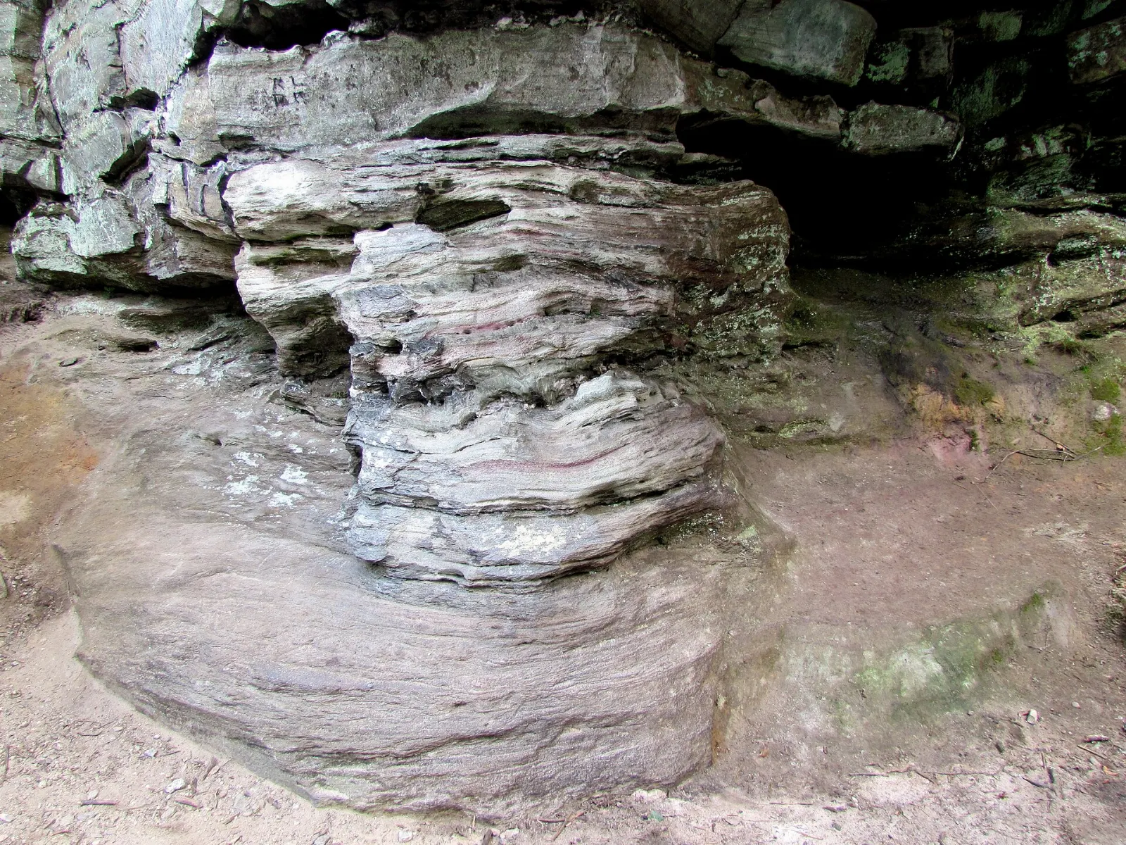 Pilot Mountain's rocky knob, North Carolina