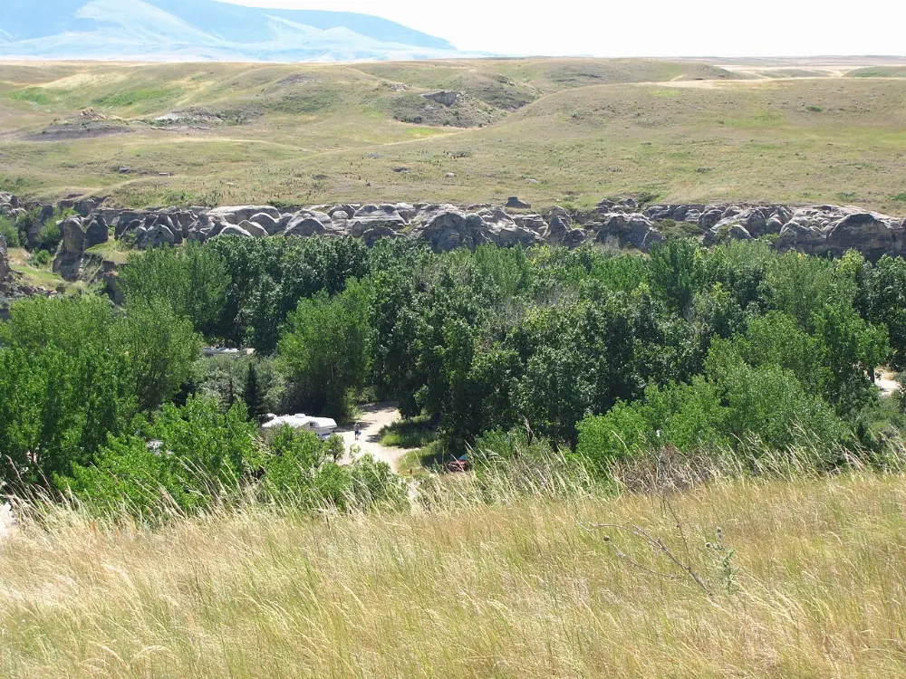Writing-on-Stone Campground, Writing-on-Stone Provincial Park, Alberta