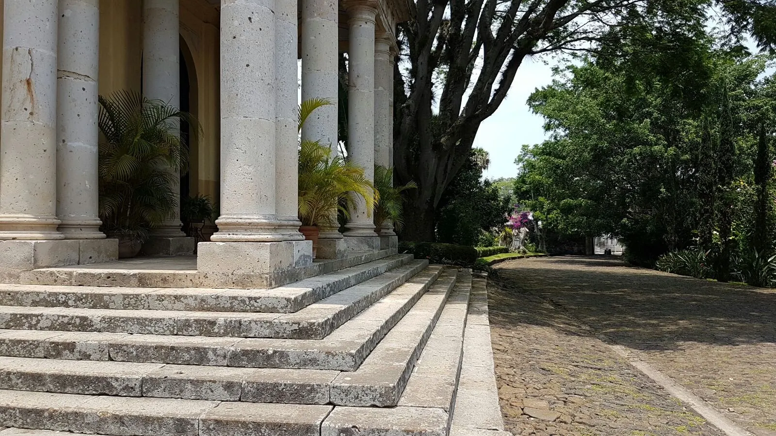 Courtyard of the Hacienda El Lencero near Xalapa, Veracruz