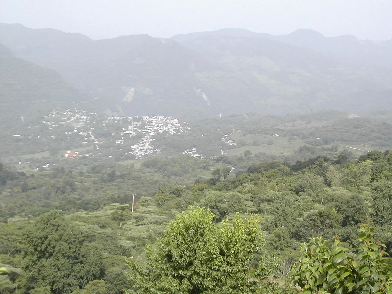 Streets and central square of Xilitla, San Luis Potosí