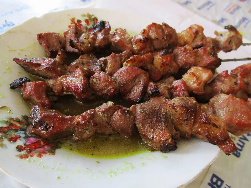 Sate klathak in Yogyakarta, Indonesia
