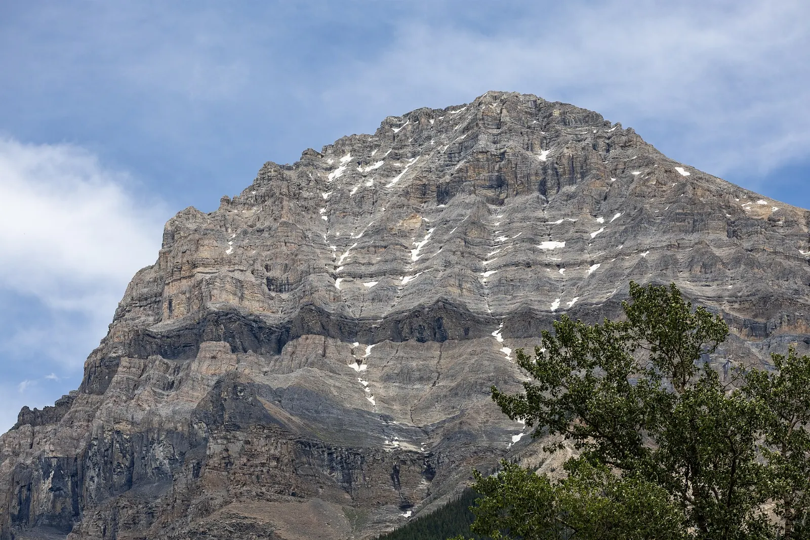 The small railway village of Field below the mountains, Yoho National Park, British Columbia