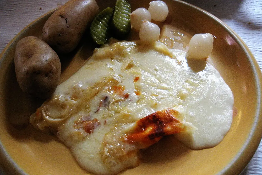 Raclette in Zermatt, Switzerland