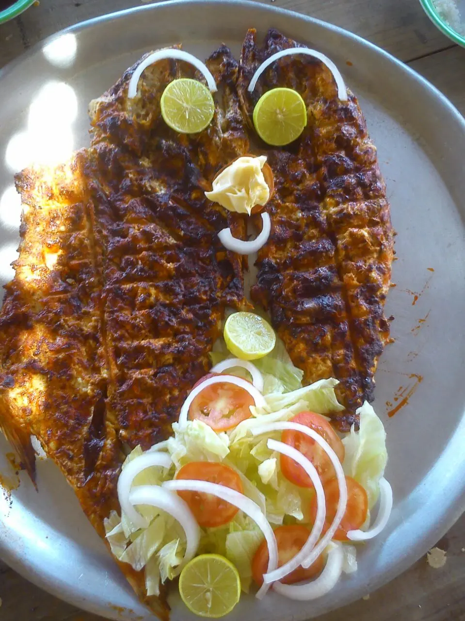 Pescado a la talla in Zihuatanejo, Guerrero