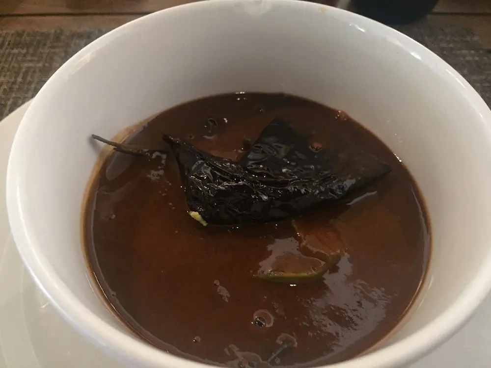 Sopa tarasca in Zirahuén, Michoacán