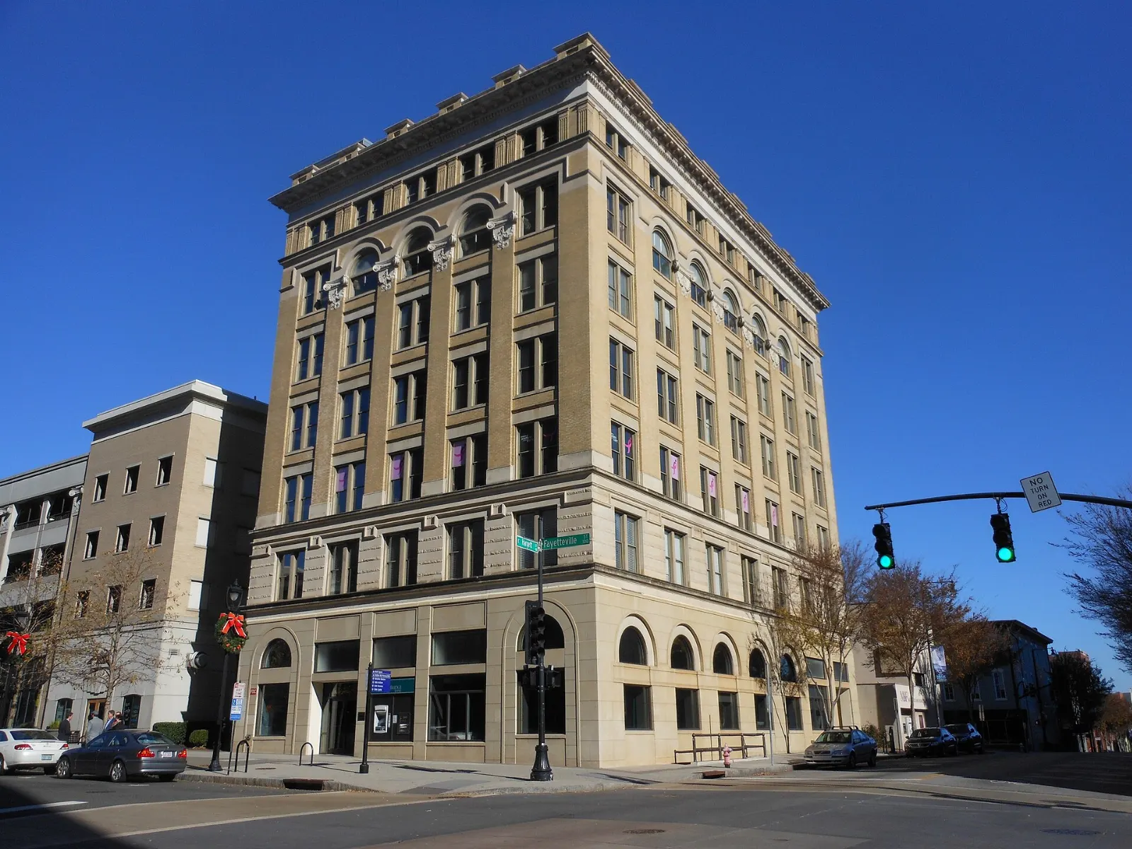Fayetteville Street in downtown Raleigh, North Carolina