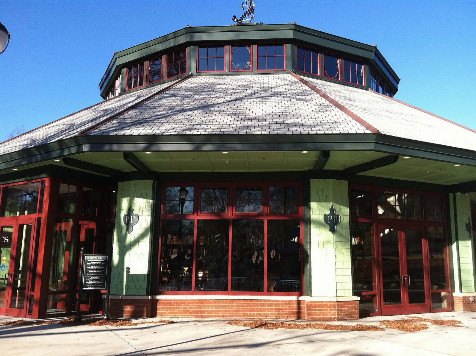 Historic carousel at Pullen Park, Raleigh, North Carolina