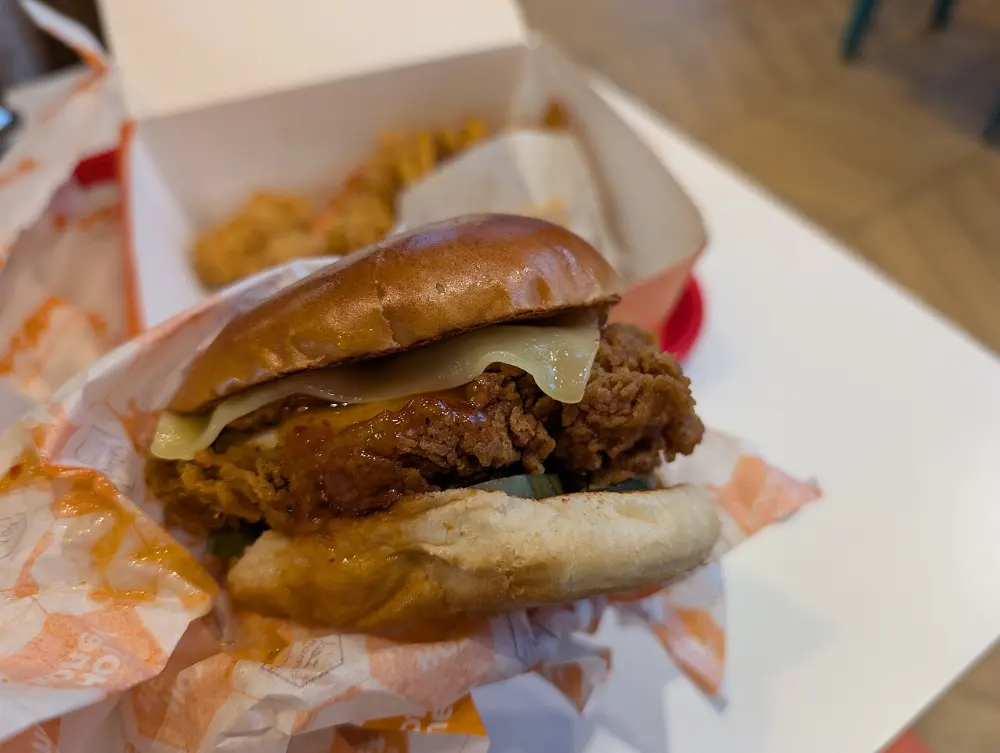 Chicken and biscuits in Raleigh, North Carolina
