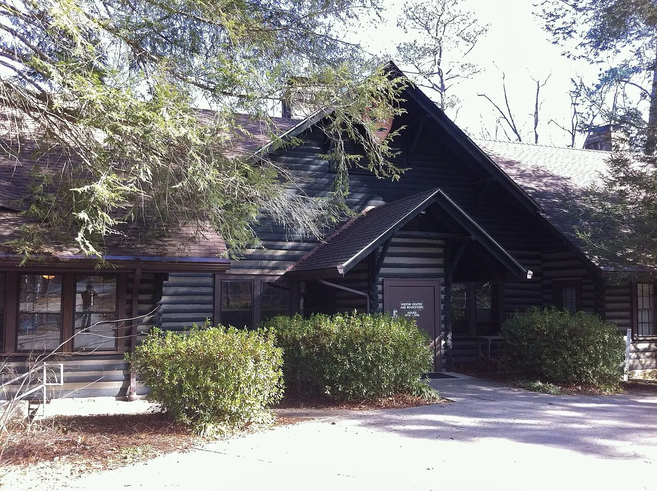 Historic lodge at Island Ford, Chattahoochee River National Recreation Area