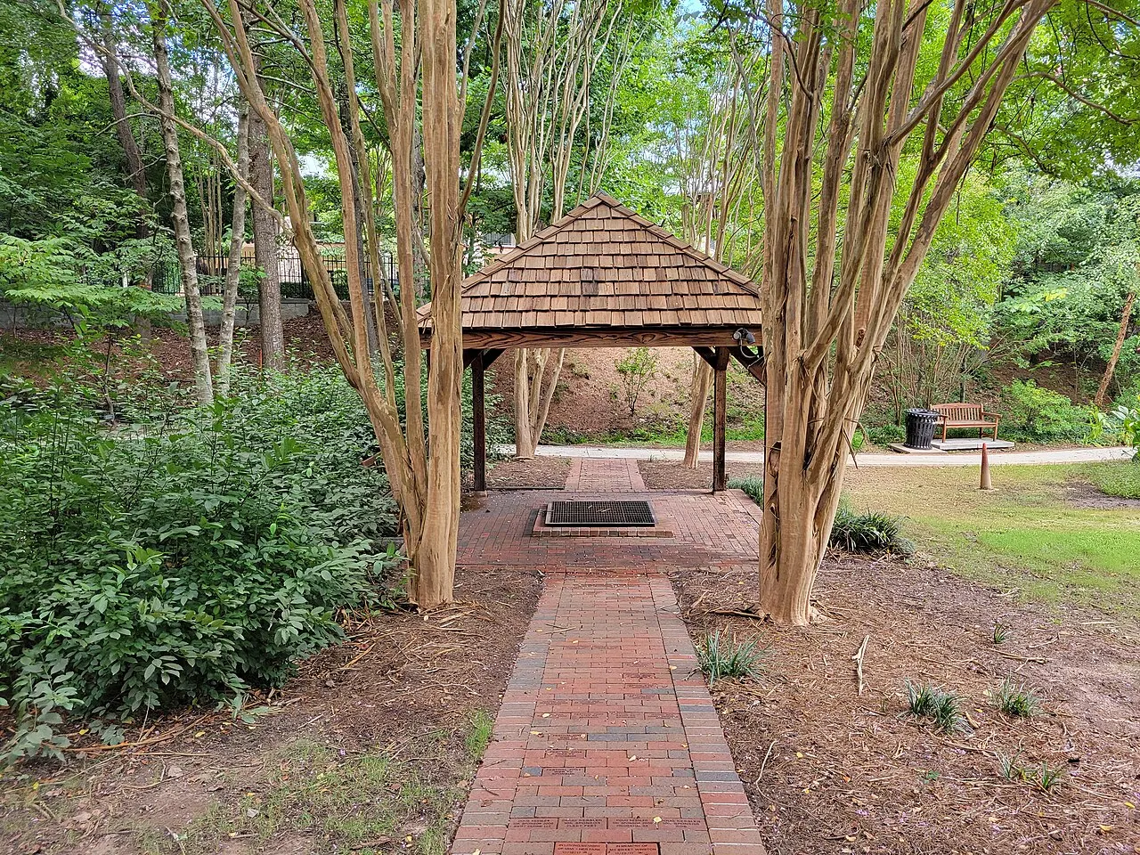 The original spring site at Heritage Sandy Springs