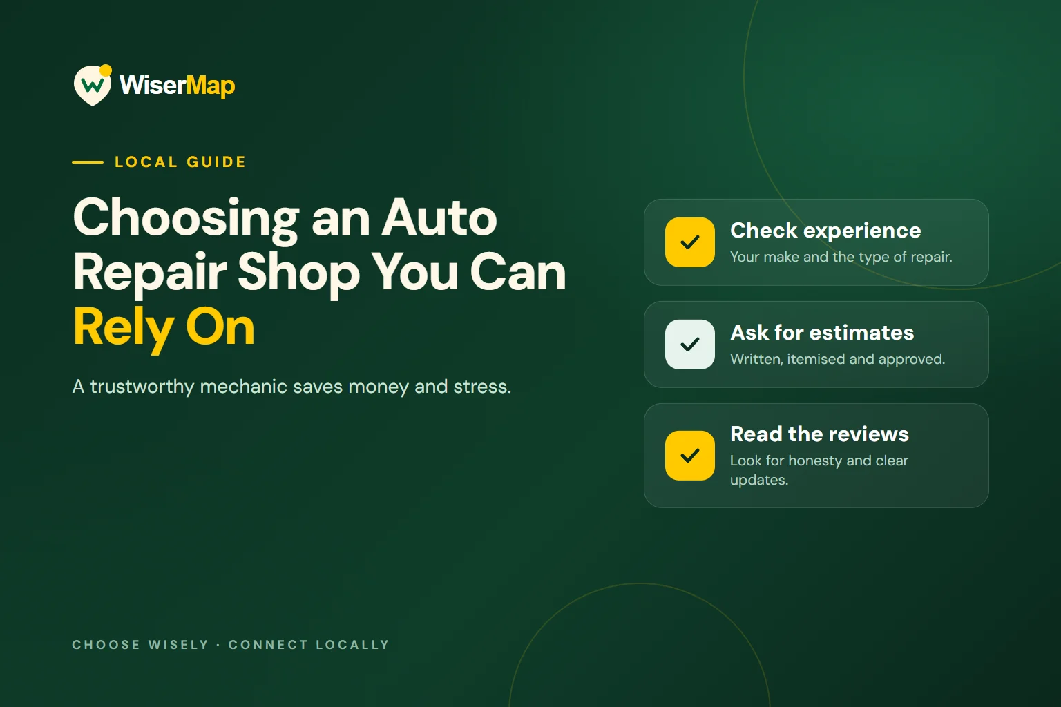 Choosing an Auto Repair Shop You Can Rely On