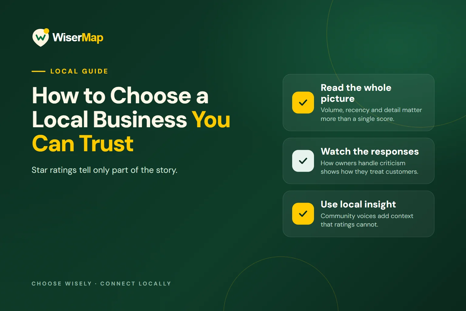 How to Choose a Local Business You Can Trust