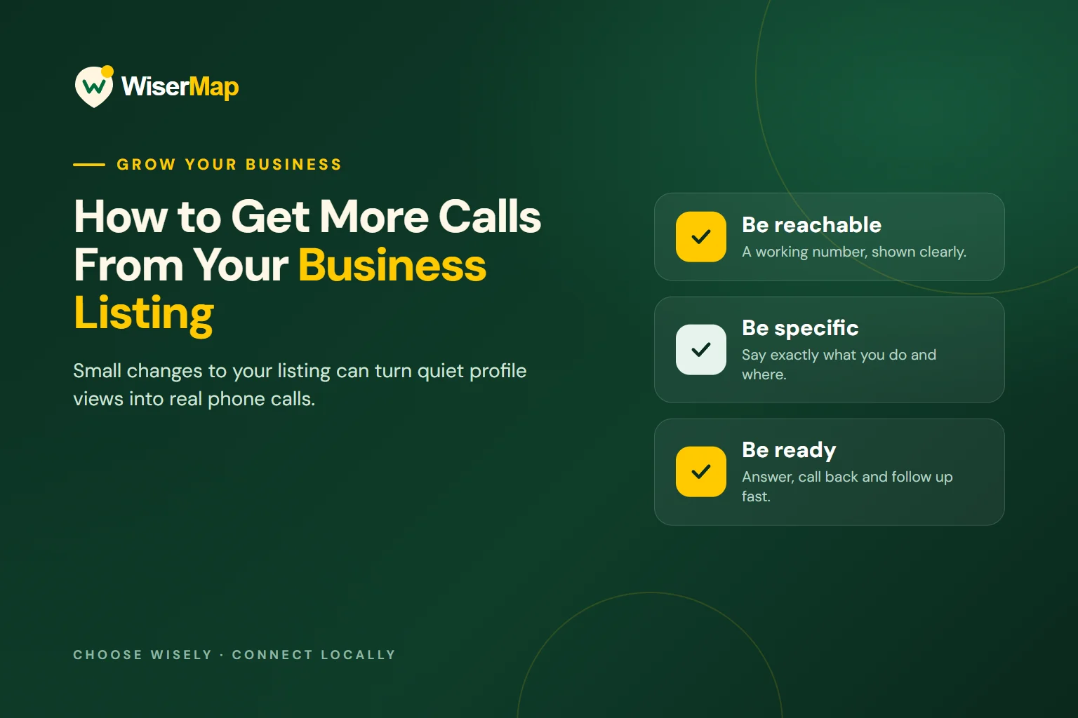 How to Get More Calls From Your Business Listing