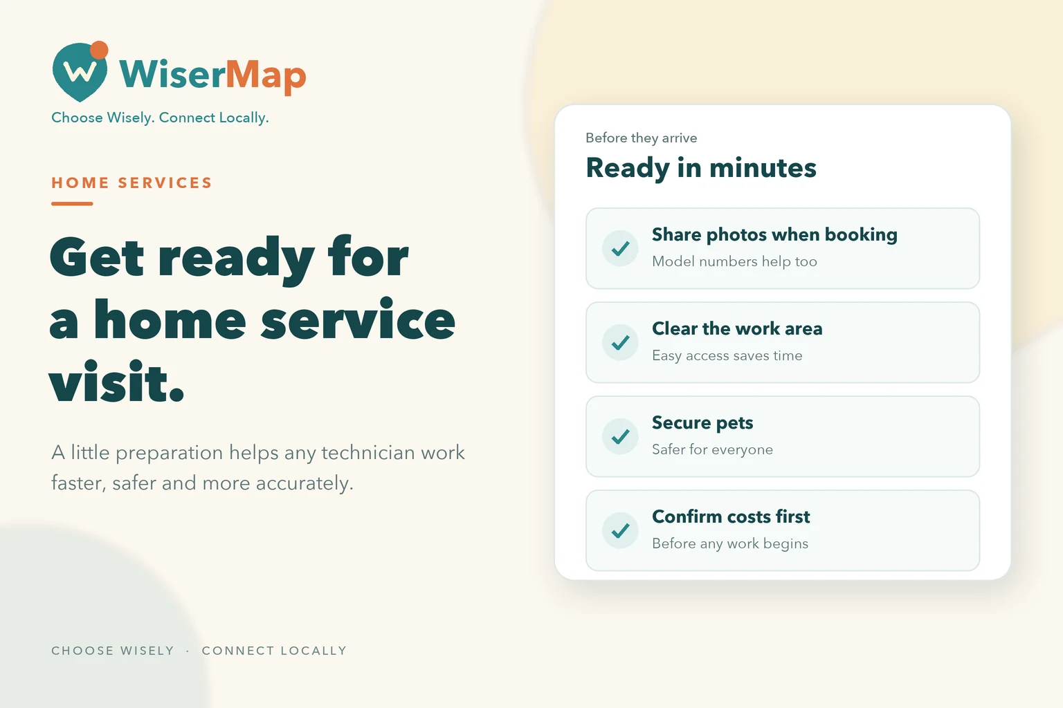 How to Prepare for a Home Service Visit