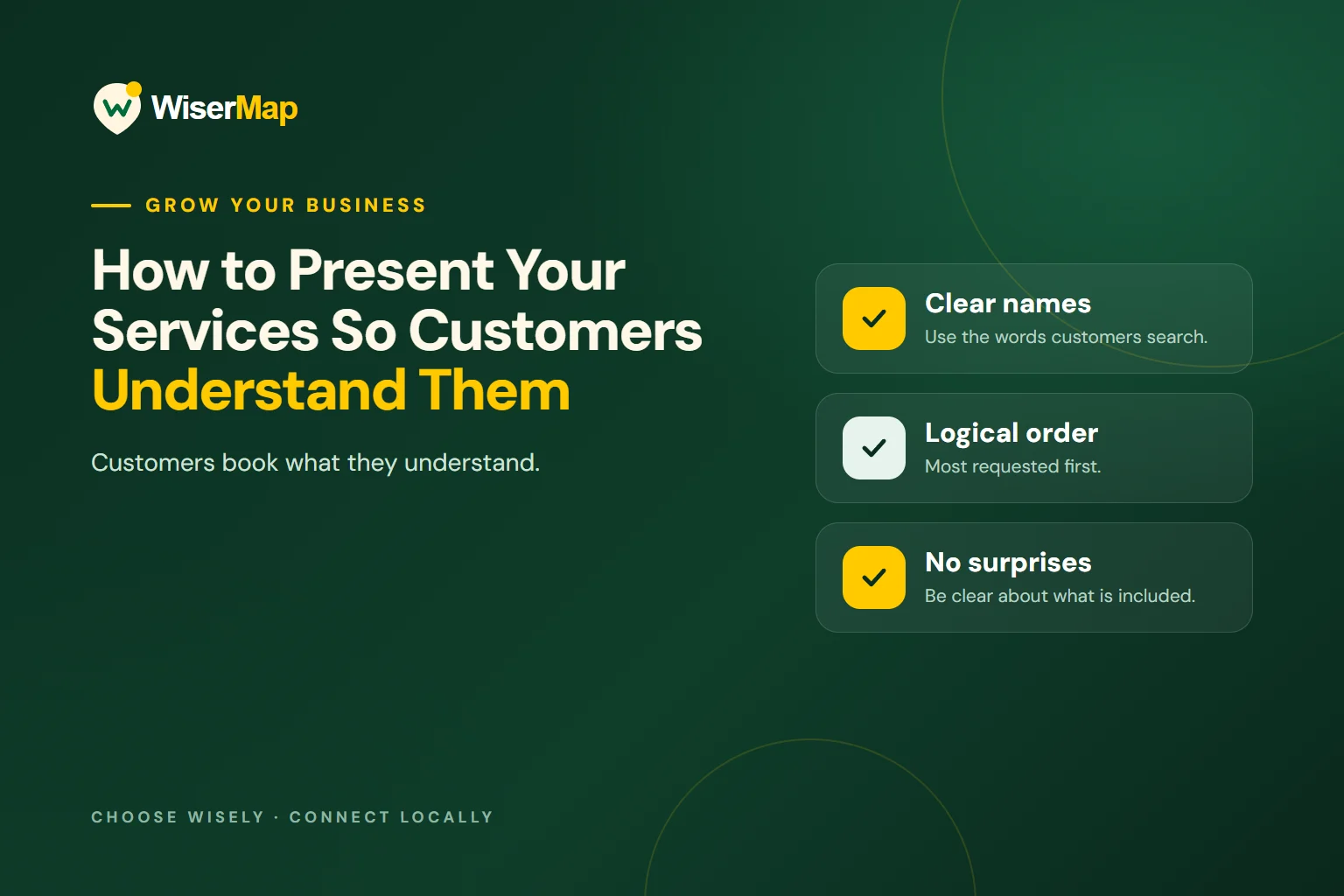 How to Present Your Services So Customers Understand Them